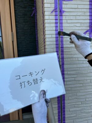 コーキング　打ち替え