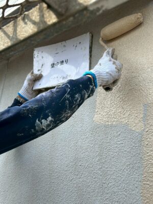 外壁　中塗り